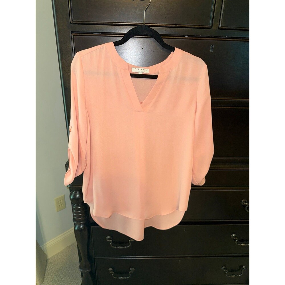 Chaus Peach blouse